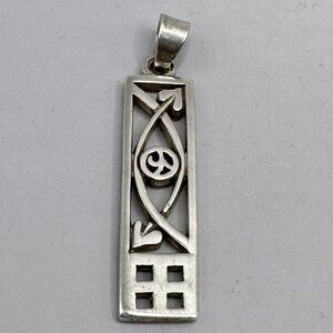 Glasgow Rose Pendant Sterling Silver Charles Rennie Mackintosh Scottish Celtic